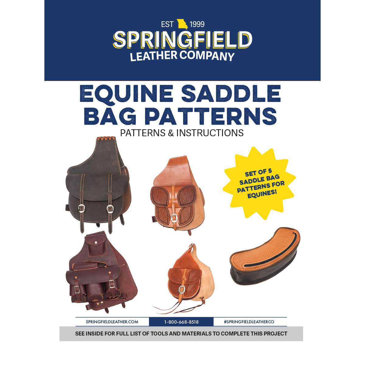 Equine Saddle Bag Patterns Springfield Leather Co