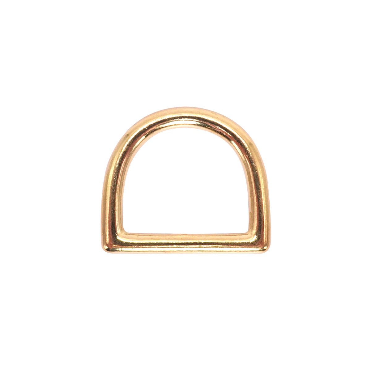 1" Welded D-Ring - Solid Brass