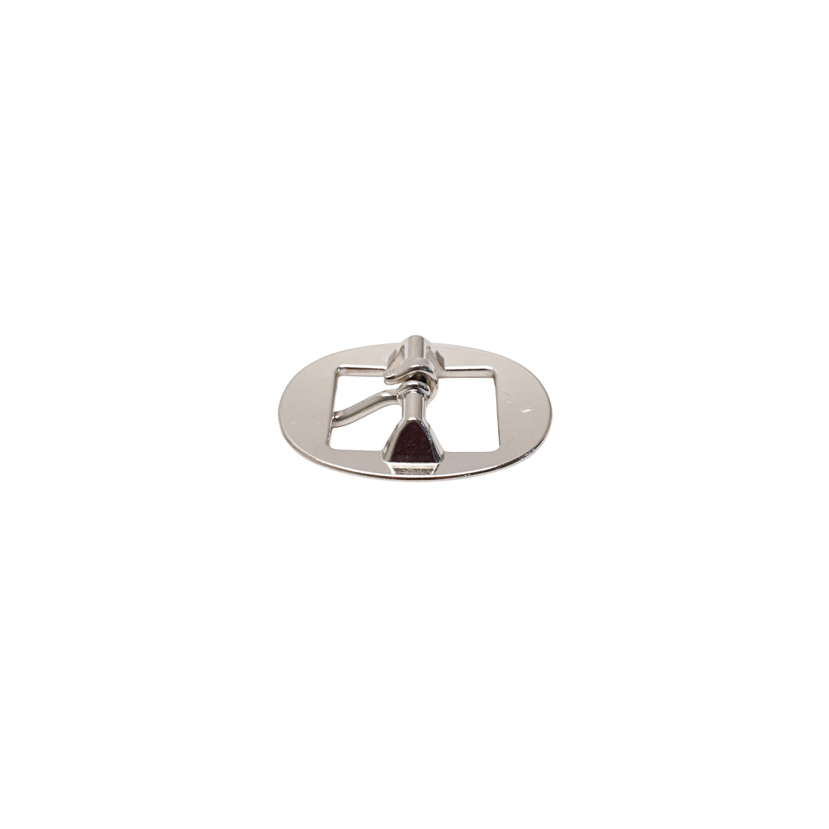 1" Center Bar Cart Buckle - Nickel Plate