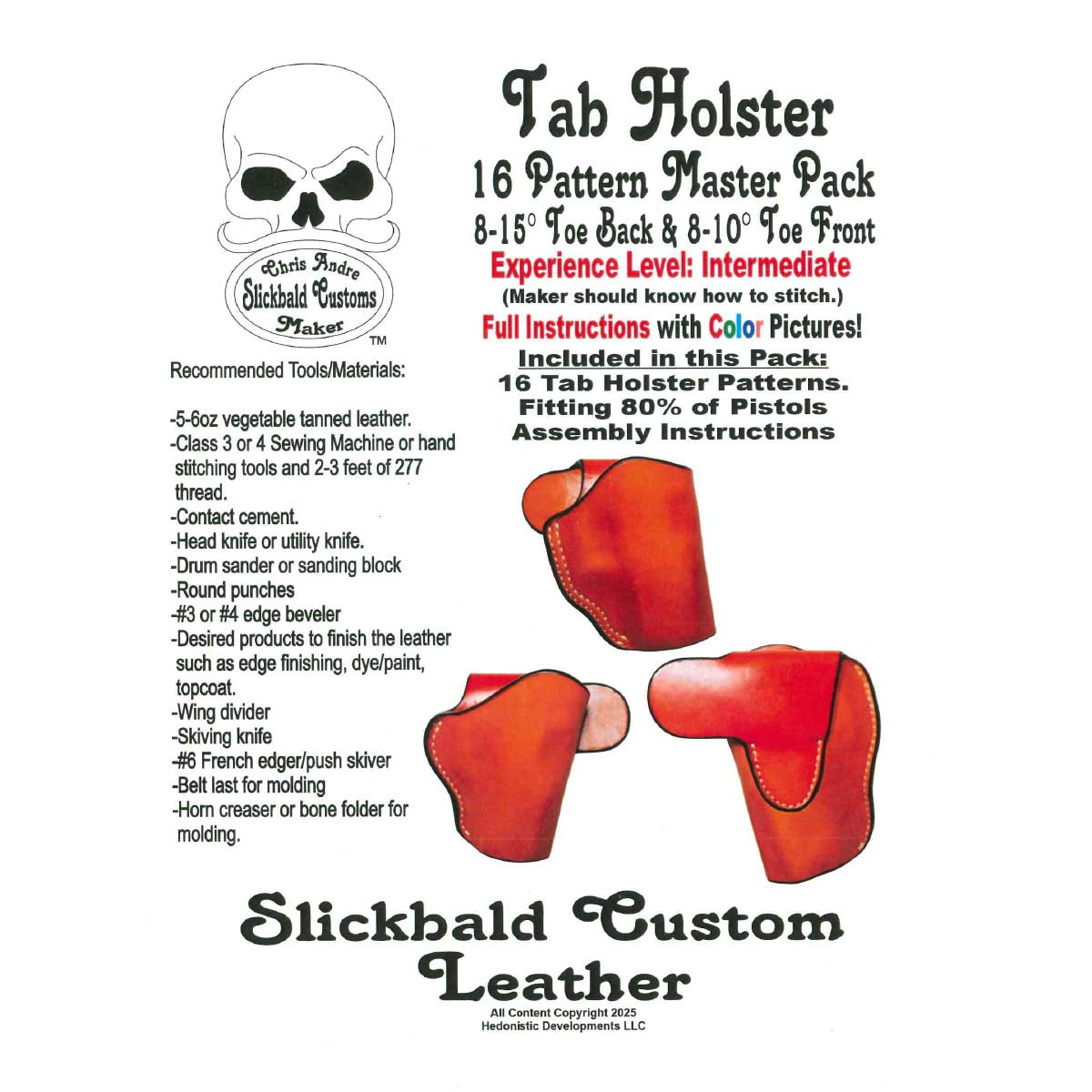 Slickbald Pattern - Tab Holster Master Pack