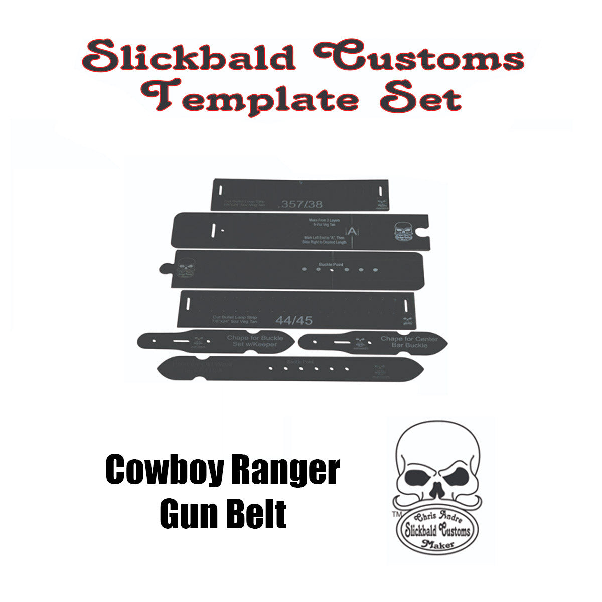 Cowboy Ranger Gun Belt - Slickbald Template