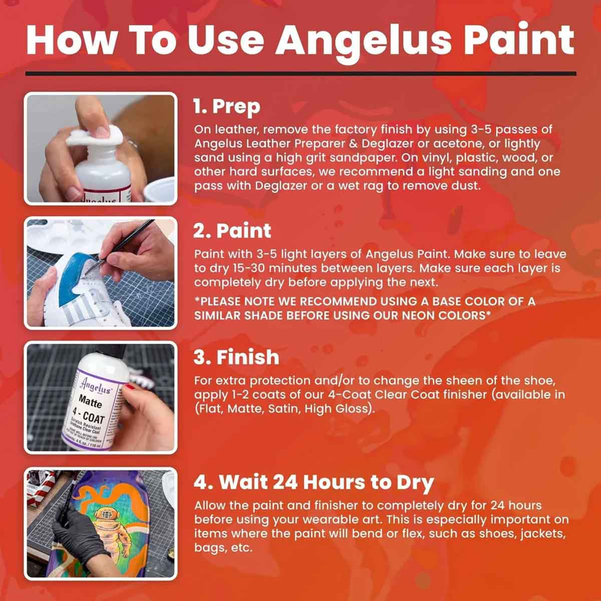 Angelus Paint Basics 11pc Set