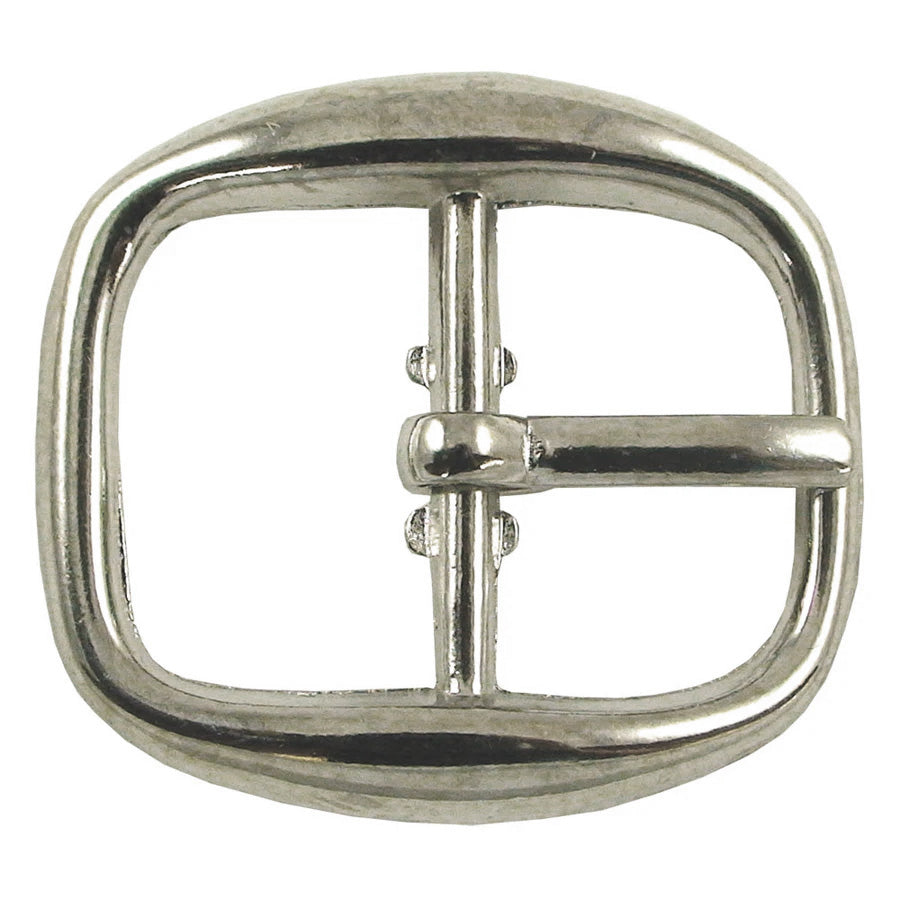½" Center Bar Watch Buckle - Nickel Plate