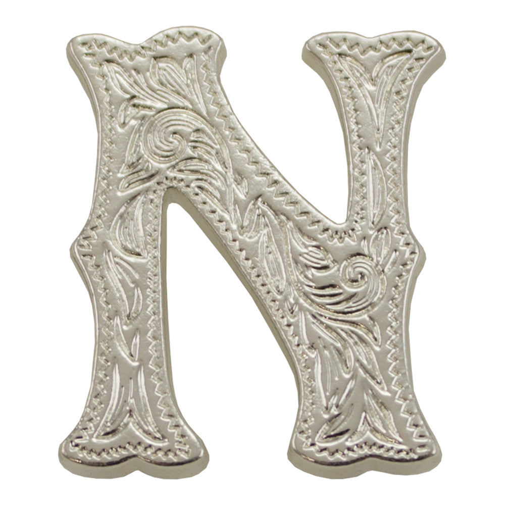 3/4" (N) Alphabet Letter - Silver