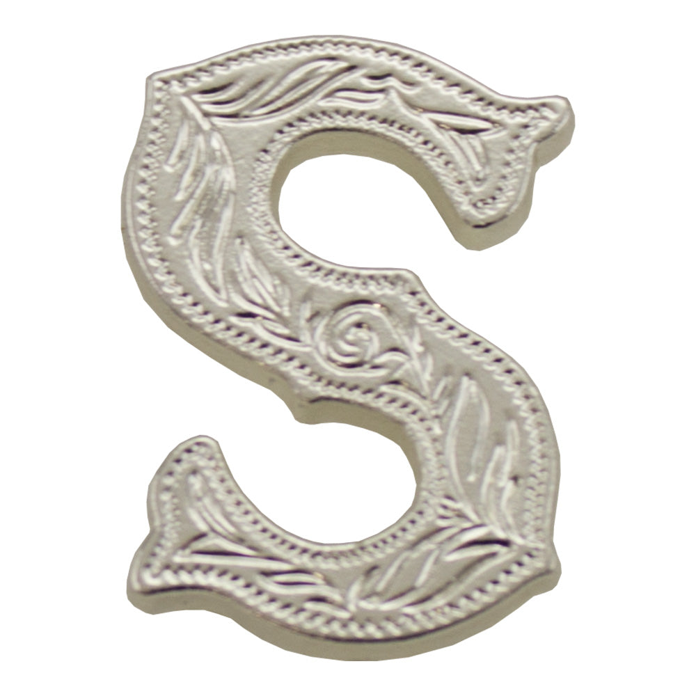 3/4" (S) Alphabet Letter - Silver