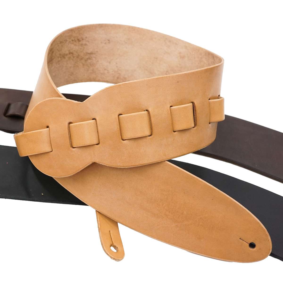 S Curved Hermann Oak Guitar Strap Image