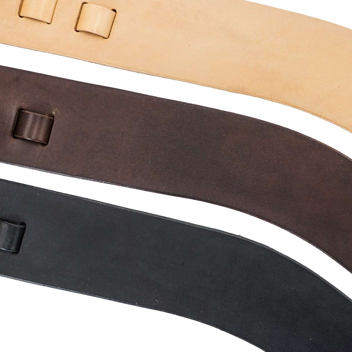 S Curved Hermann Oak Guitar Strap Image