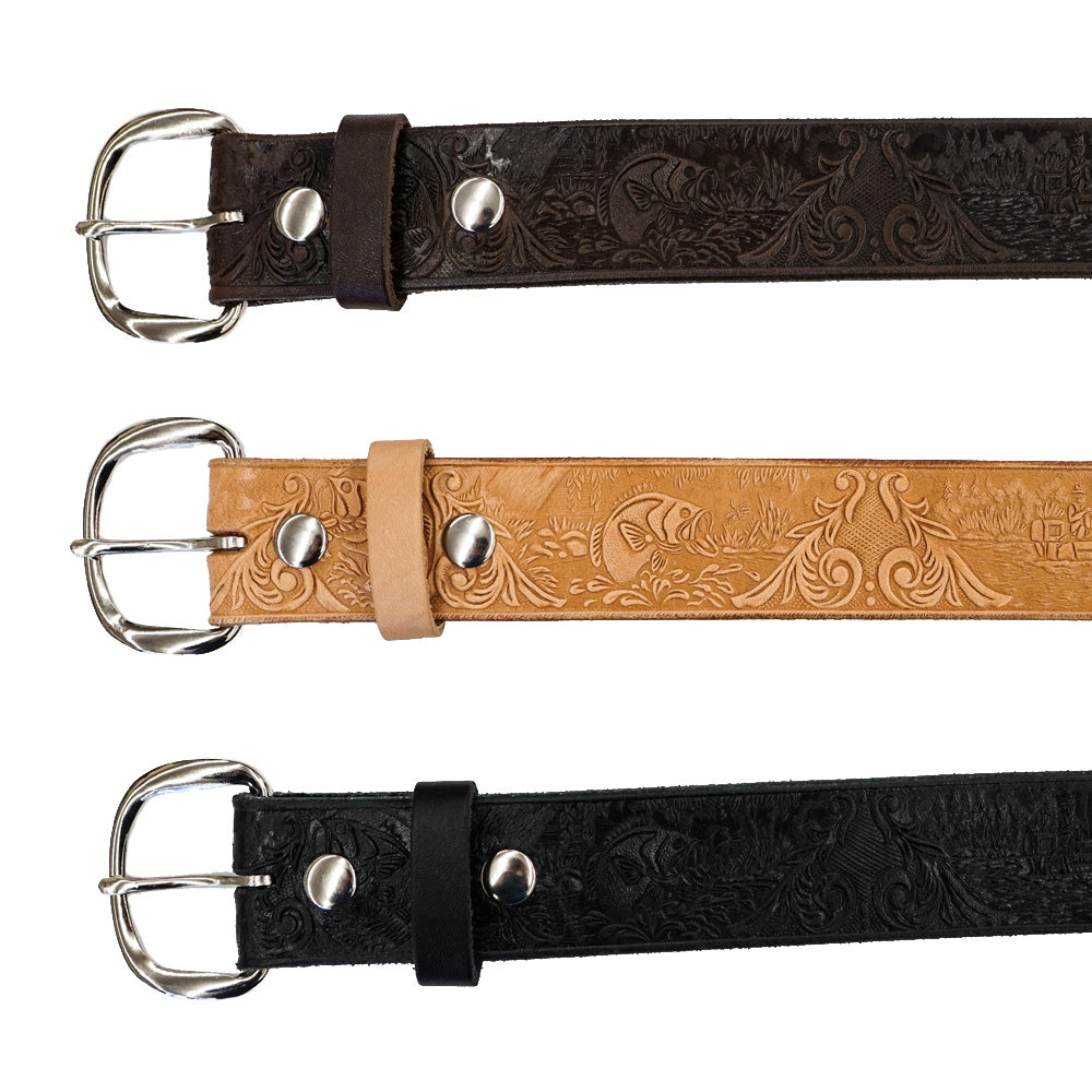 Big Bass Embossed Belt