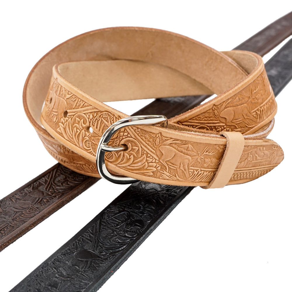 Deer Embossed Belt
