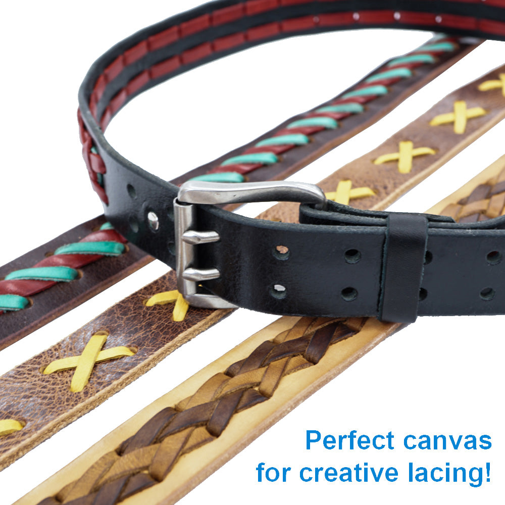 Double Hole Buffalo Belt