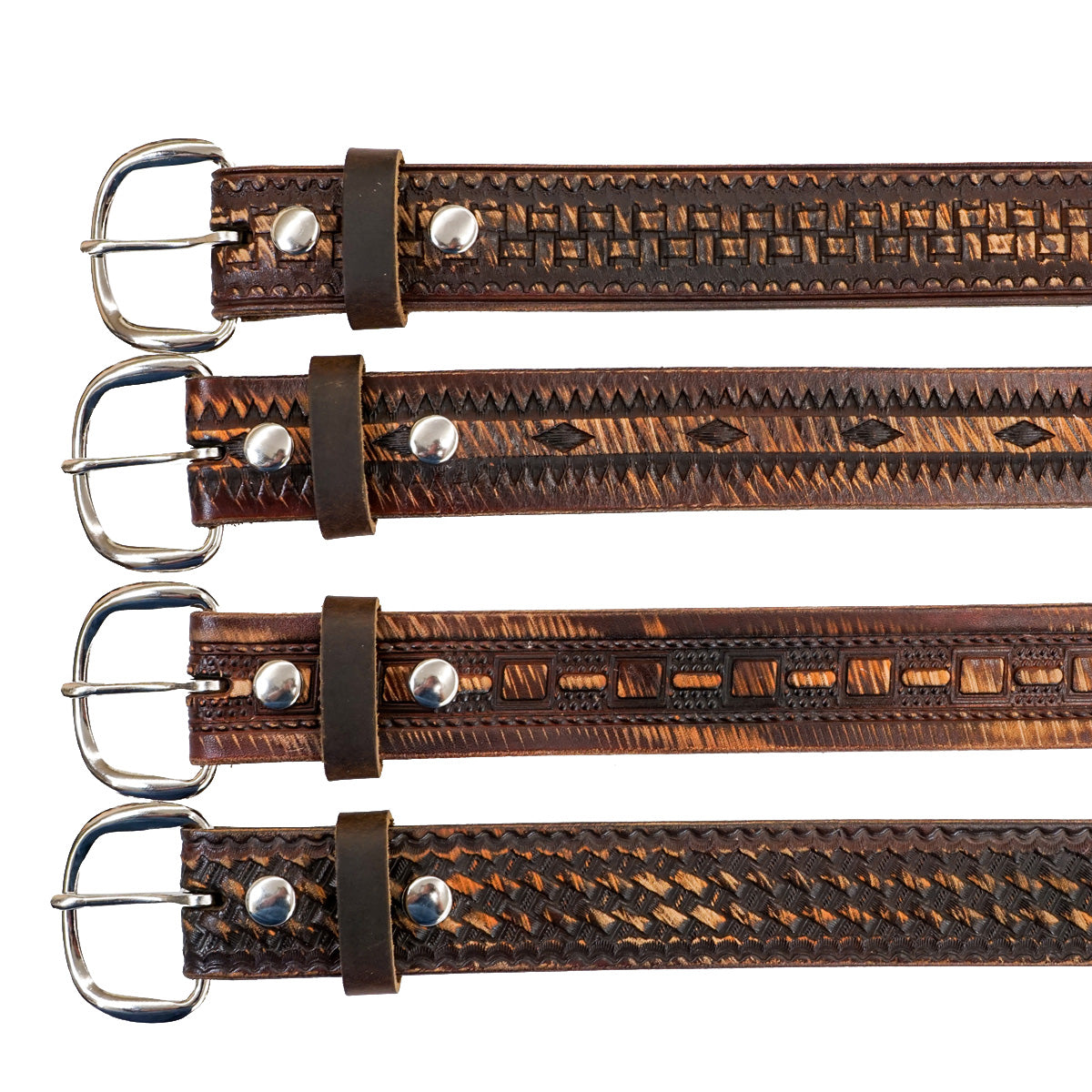 Distressed Finish Belt