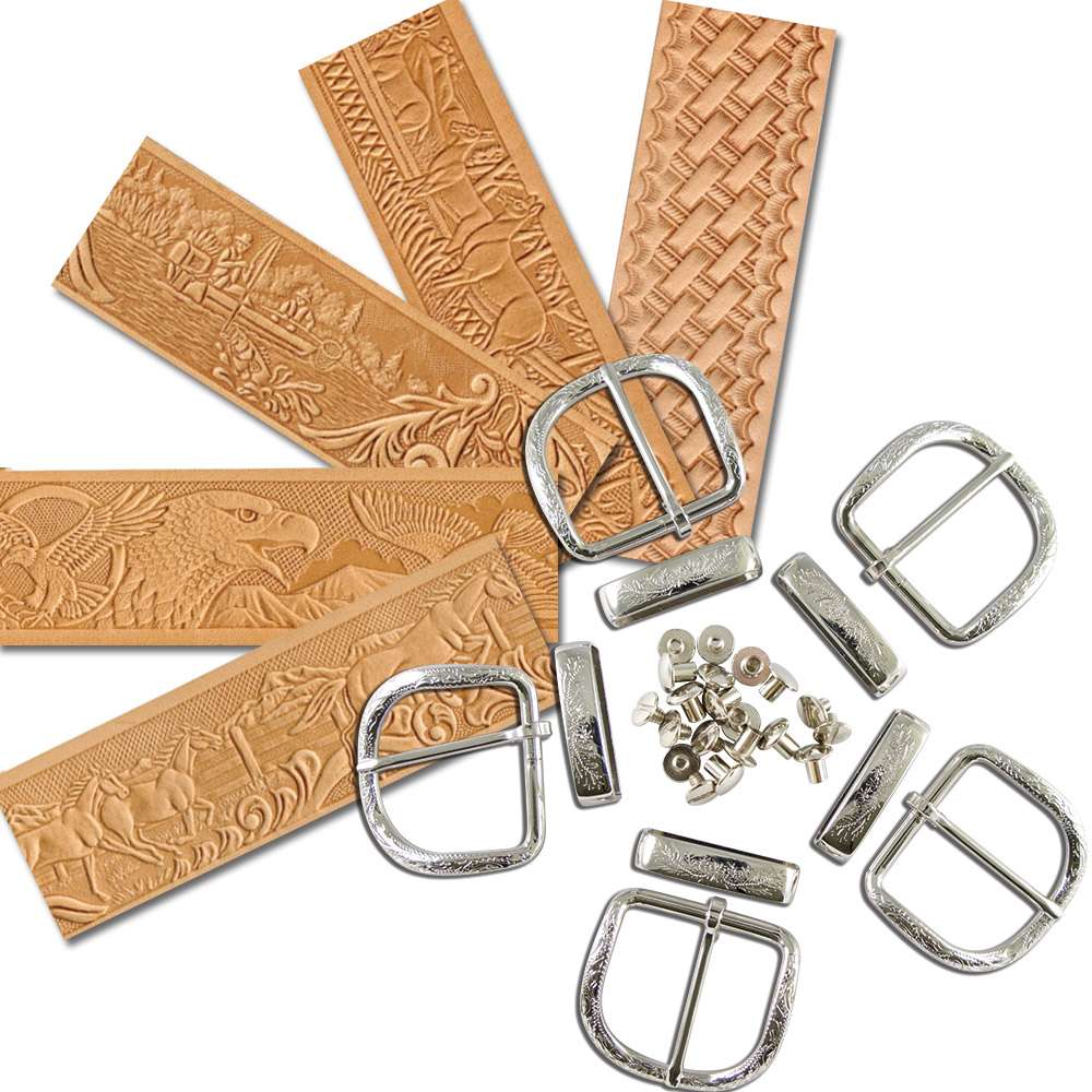 144-45586.SLC.jpg Embossed Belt Blank 5pk Kit Image