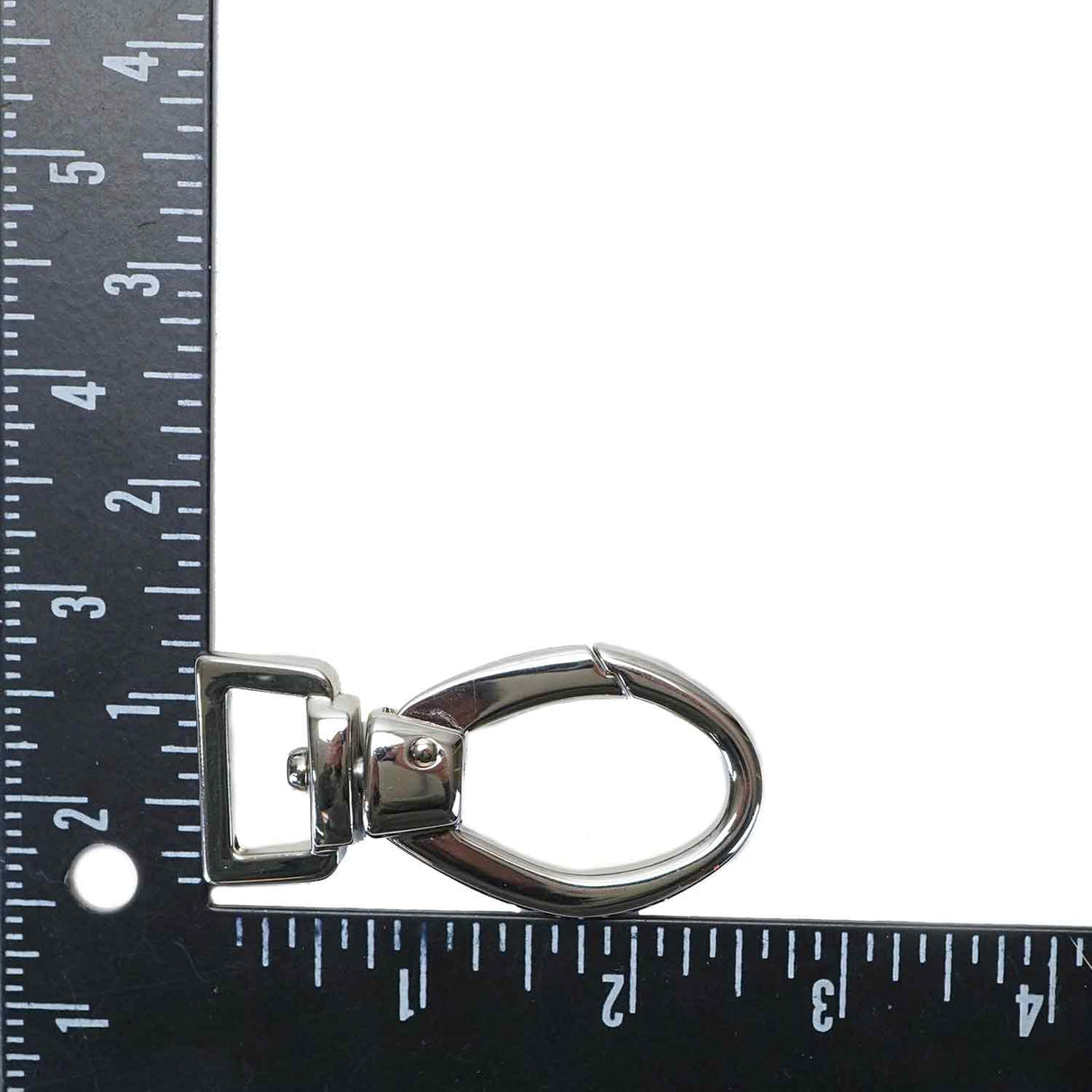 85-52.SLC.03.jpg ¾" Push Gate Swivel Snap - Nickel Plate Image
