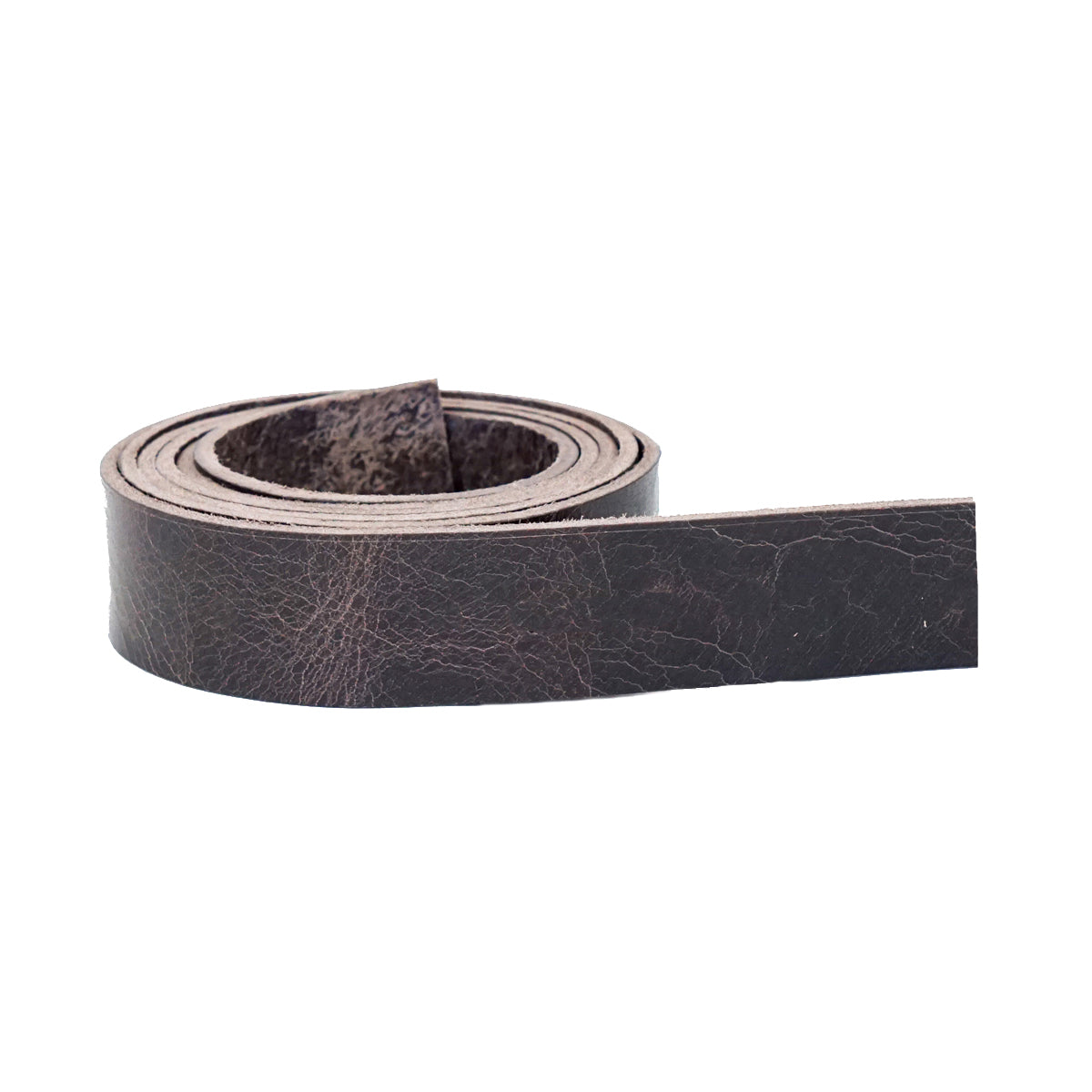Buffalo Belt Strips, Vintage Chocolate 1 ¼