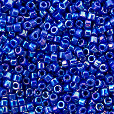 45-113165.SLC.jpg Delica Bead - Opaque Royal Blue AB DB165 Image