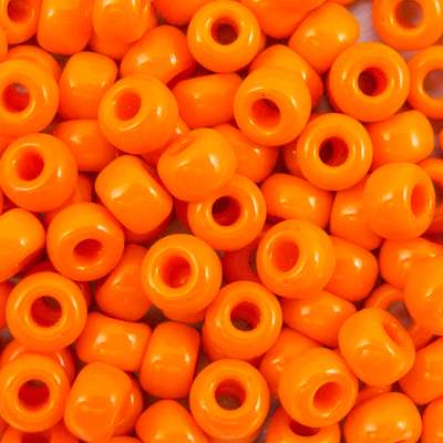 45-69406.SLC.jpg 6/0 Seed Beads - Opaque Orange 20g Image