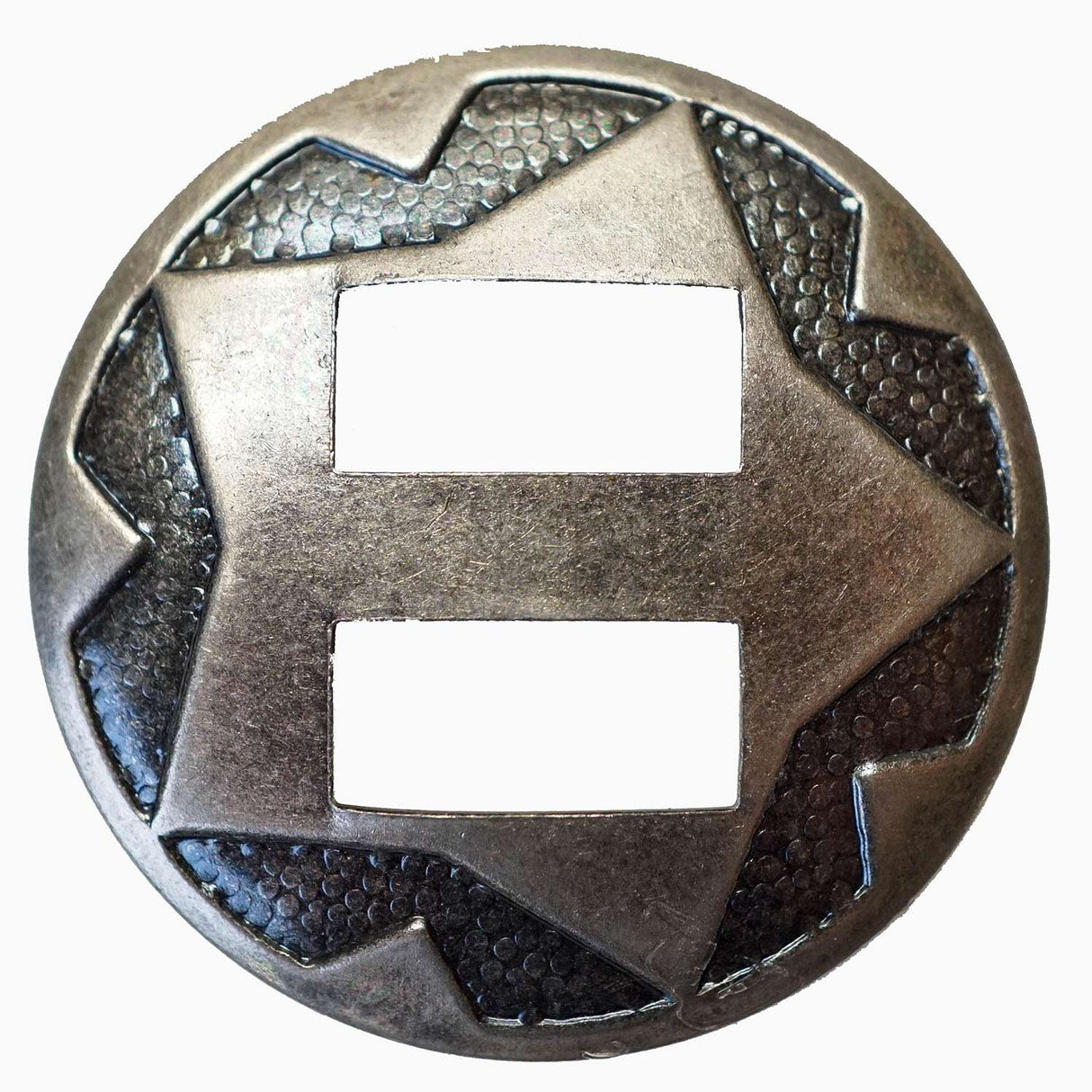 CSRSS.SLC.05.jpg Round - Star Stamped Slotted Concho Image