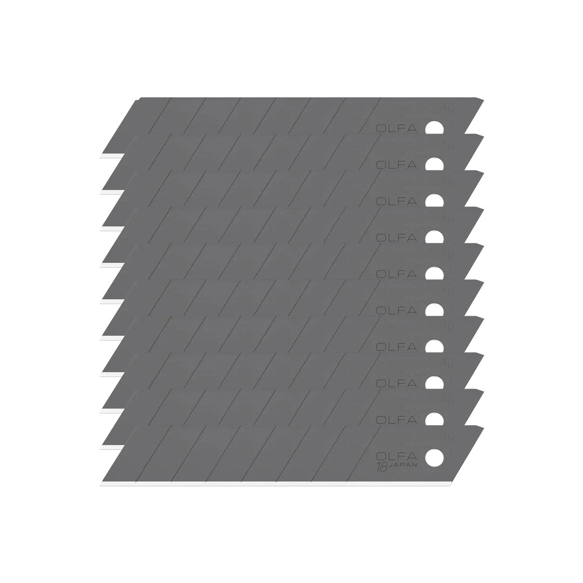 401-9070.SLC.01.jpg 18mm LBB Ultra-Sharp Black Snap Blade - 10 Pack Image