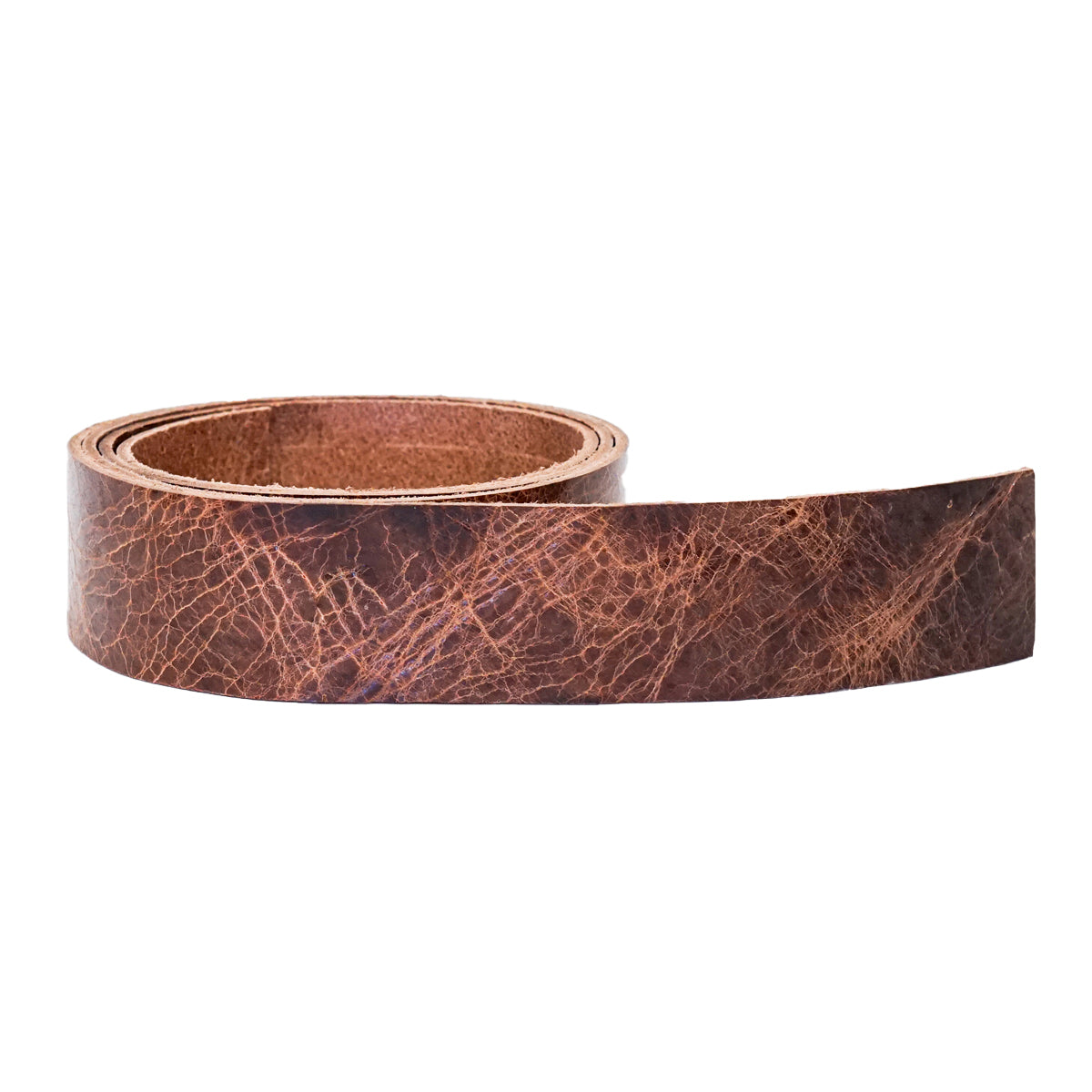 Buffalo Belt Strips, Vintage Tan 1 ¾