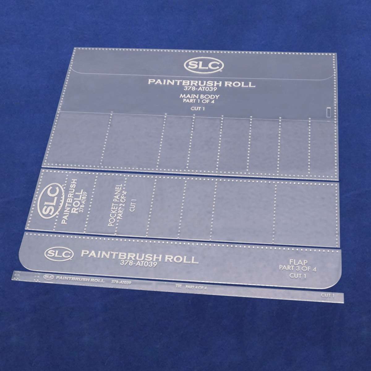 378-AT039.SLC.02.jpg Acrylic Template - Paint Brush / Tool Roll Image