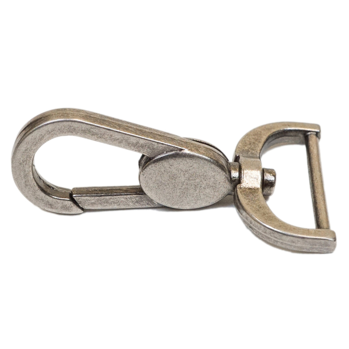 115-1130.SLC.2.jpg 1 1/4" Deco Push Gate Swivel Snap - Antique Nickel Image