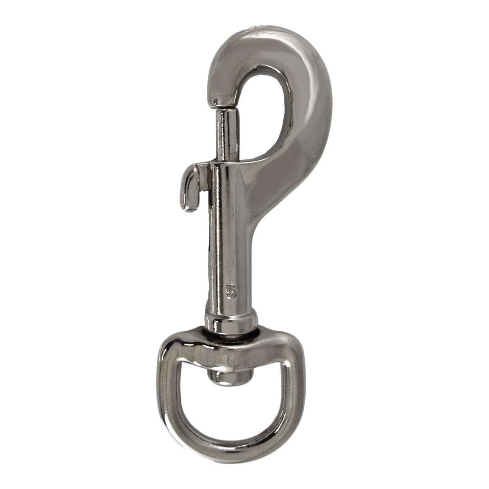 4-115100.SLC.jpg ¾" Swivel Spring Snap - Nickel Plate Image