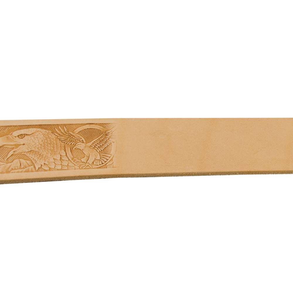 100-456801.SLC.jpg 1-1/2" Embossed Eagle Name Space Belt Strip Image