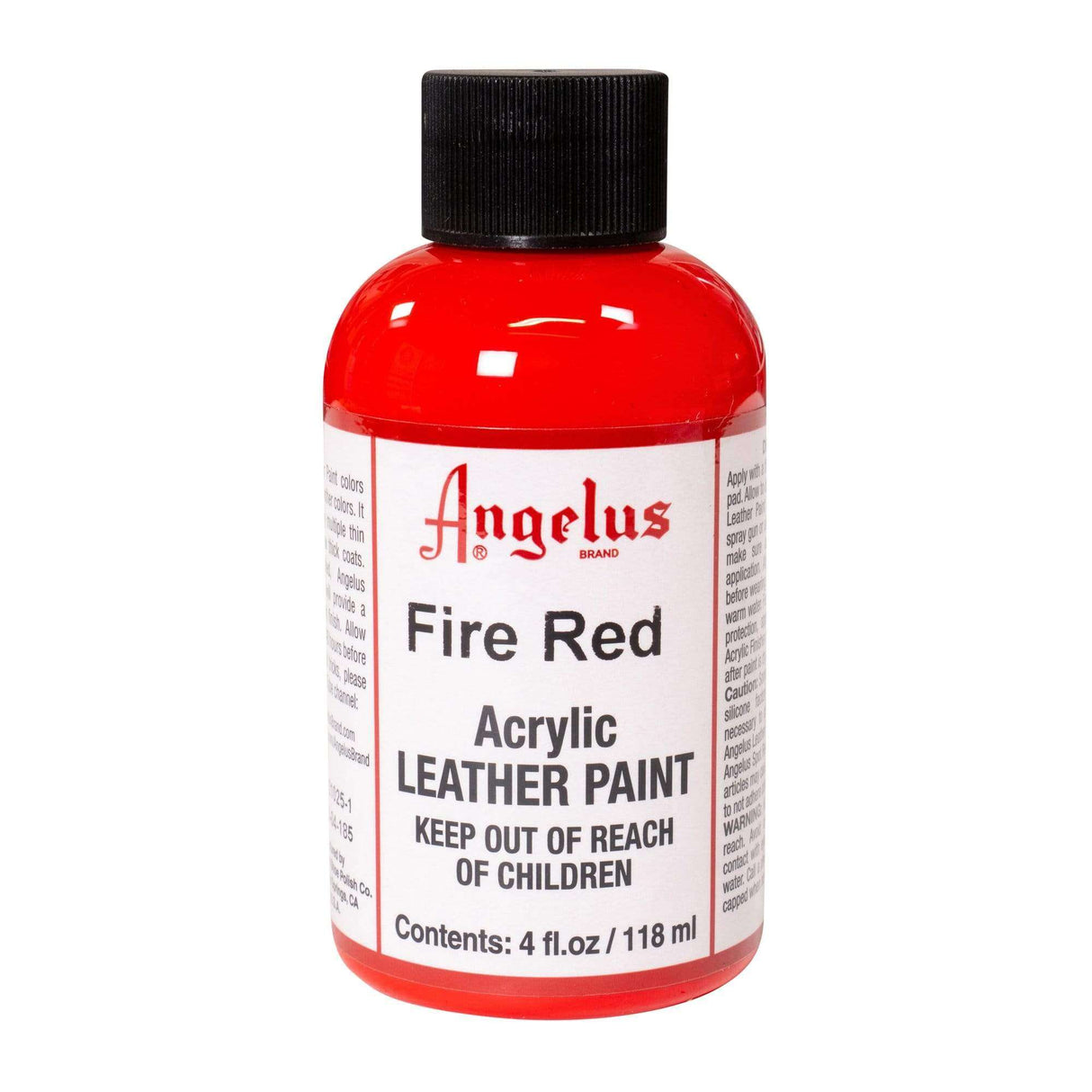 ALAPFO.Fire Red.01.jpg Angelus Leather Acrylic Paint 4oz Image