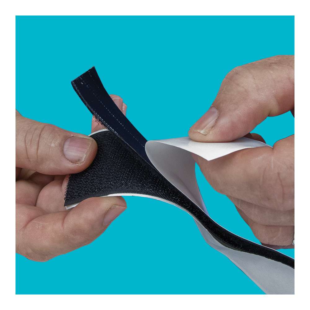 362-4261.SLC.jpg Hook & Loop Tape Adhesive Back - 1" Image