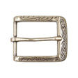 378-3205.SLC.1.jpg 1 ¼" Rounded Engraved Buckle - Antique Nickel Image