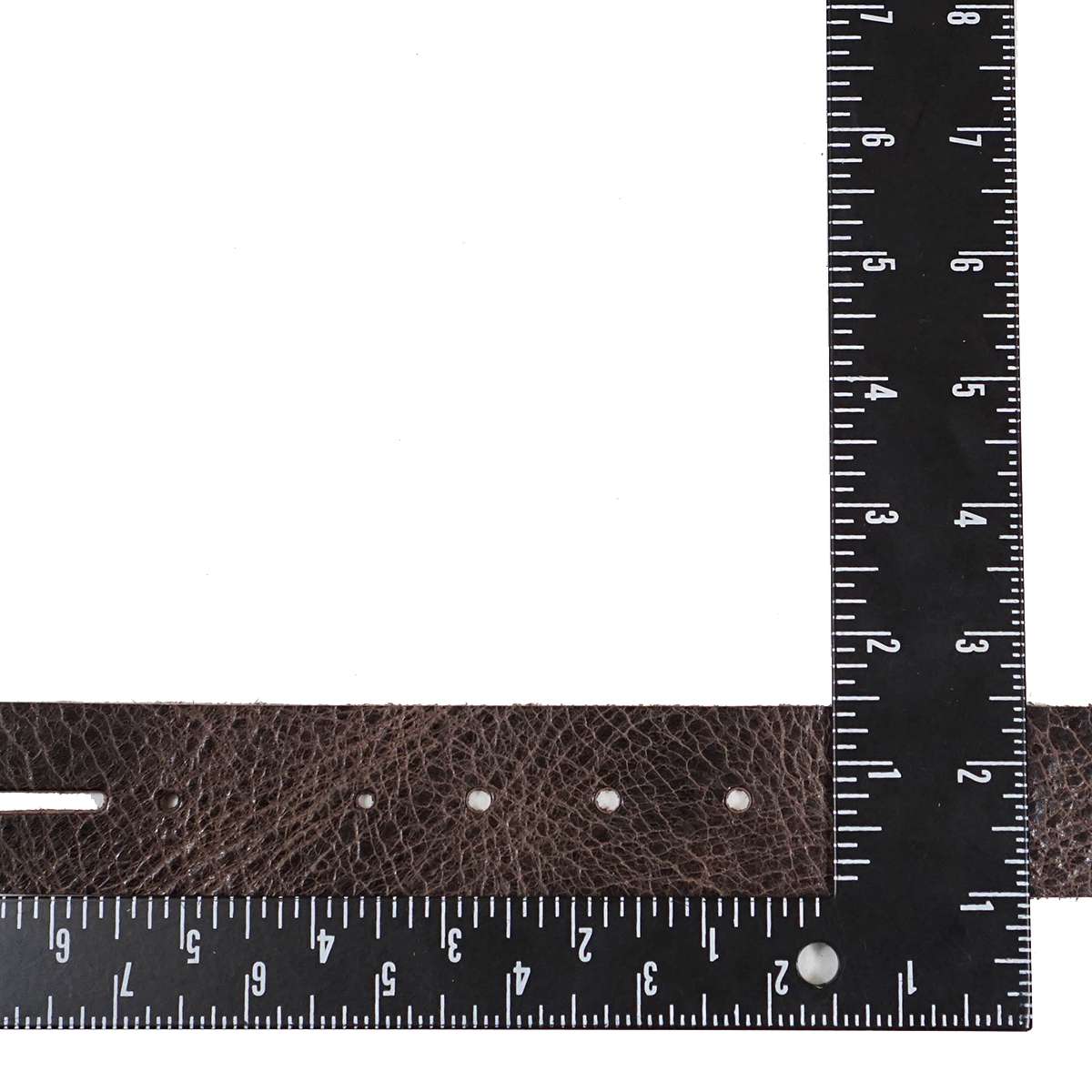 100-218.SLC.3.jpg Single Hole Belt Blank - Buffalo Vintage Chocolate Image