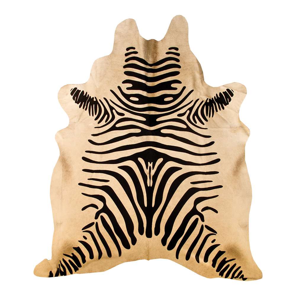 179-91009.SLC.jpg Black / White Zebra Cowhide Rug - Full Image