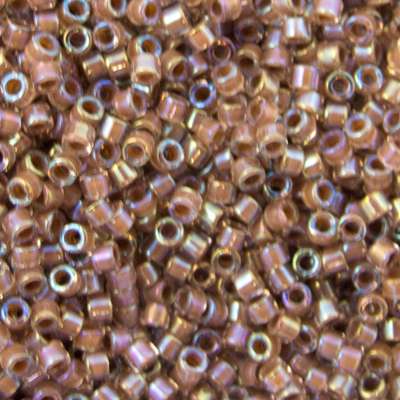 45-1131732.SLC.jpg Delica Bead - Cocoa Lined Crystal AB DB1732 Image