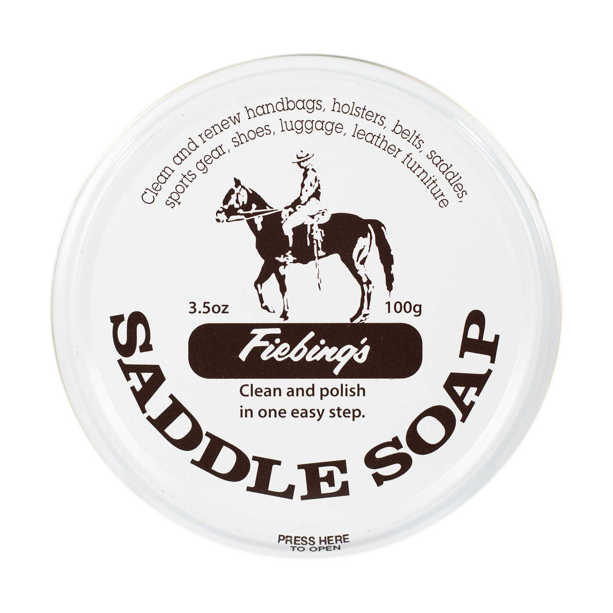 34-222104.SLC.01.jpg Fiebings Saddle Soap - White 3.5oz Image