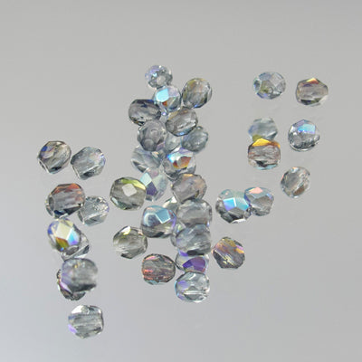 339-23.SLC.jpg 3mm Montana Blue AB Bead Strand - Firepolished Image