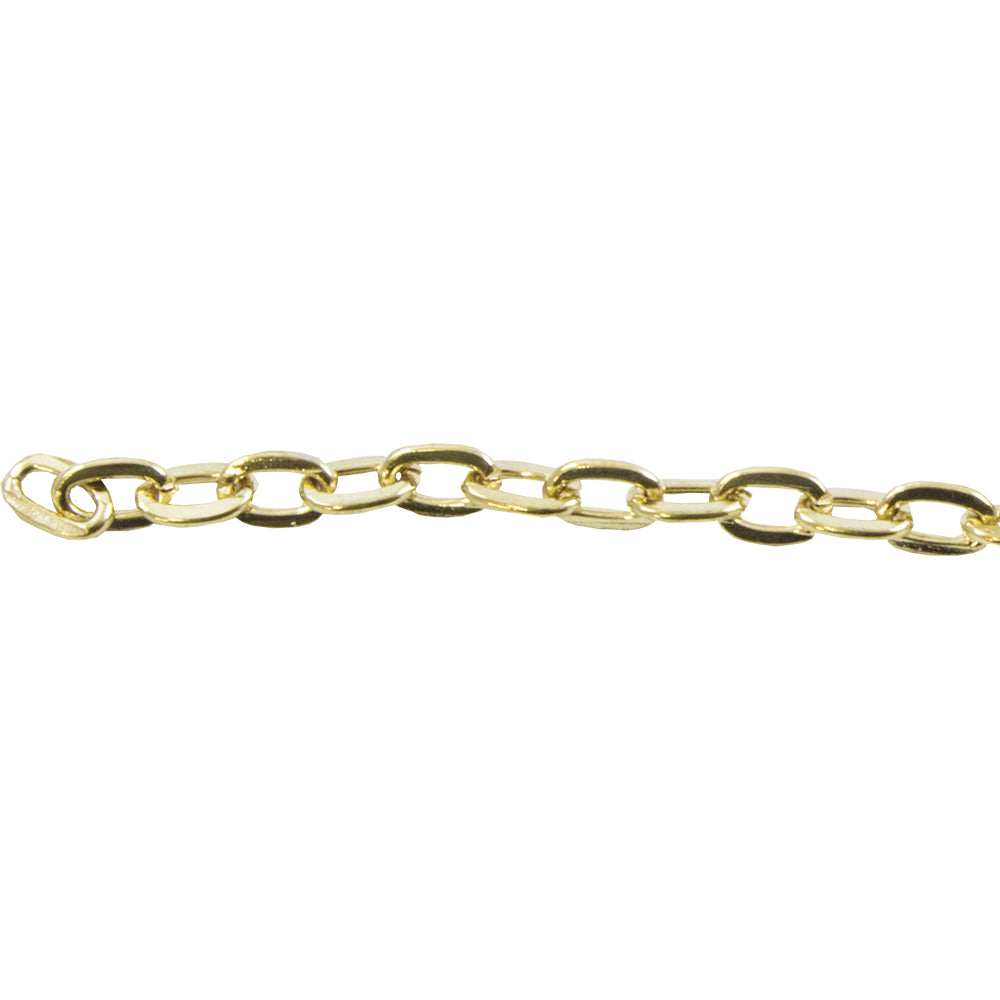 222-400.SLC1.jpg 30" Hammered Oval Gold Chain Image