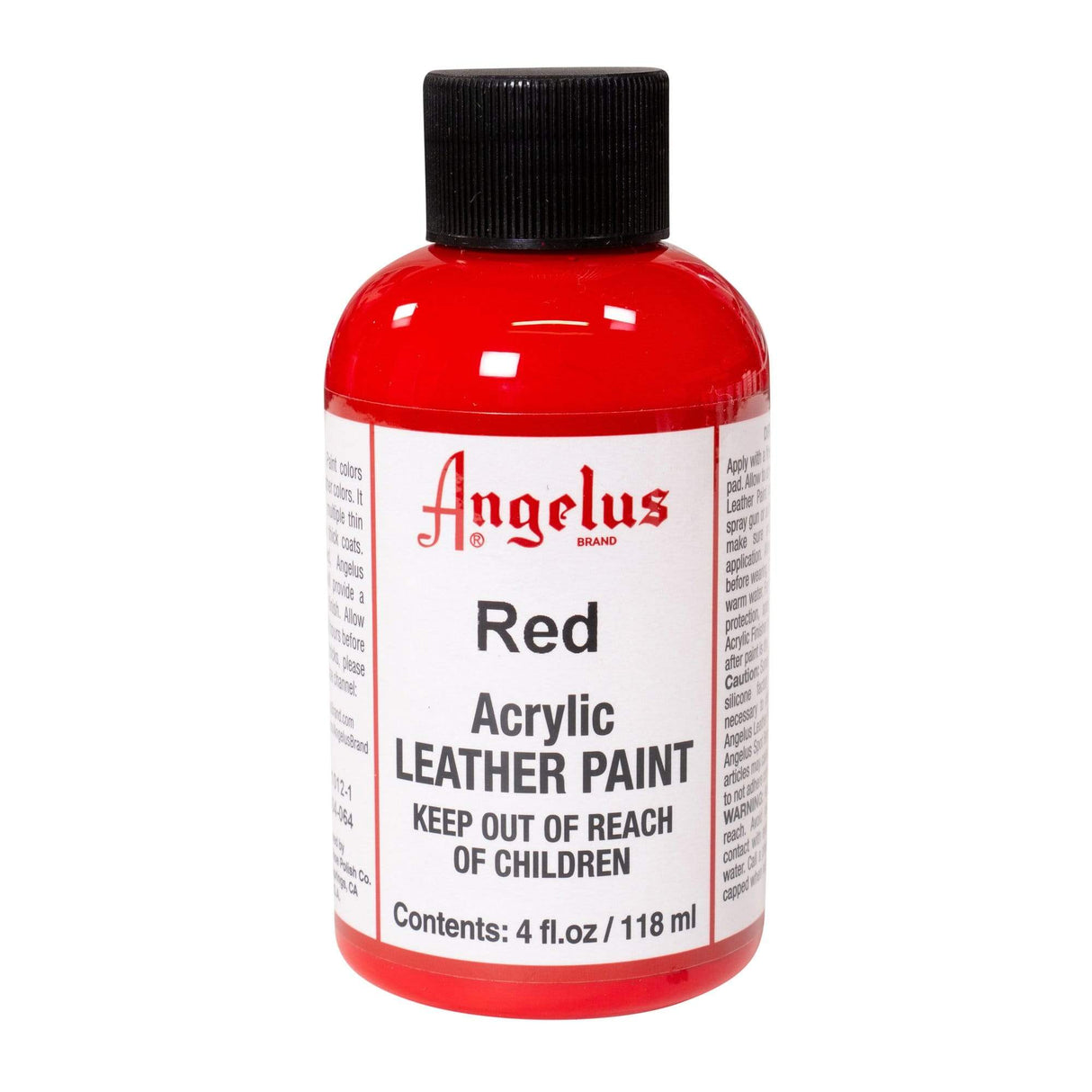 ALAPFO.Red.01.jpg Angelus Leather Acrylic Paint 4oz Image