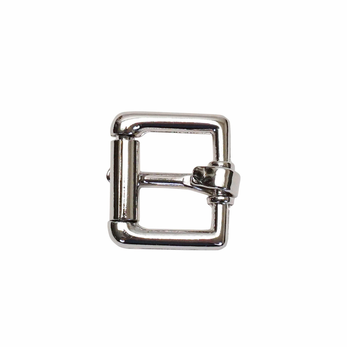 2" Roller Buckle - Nickel Plate, additional view