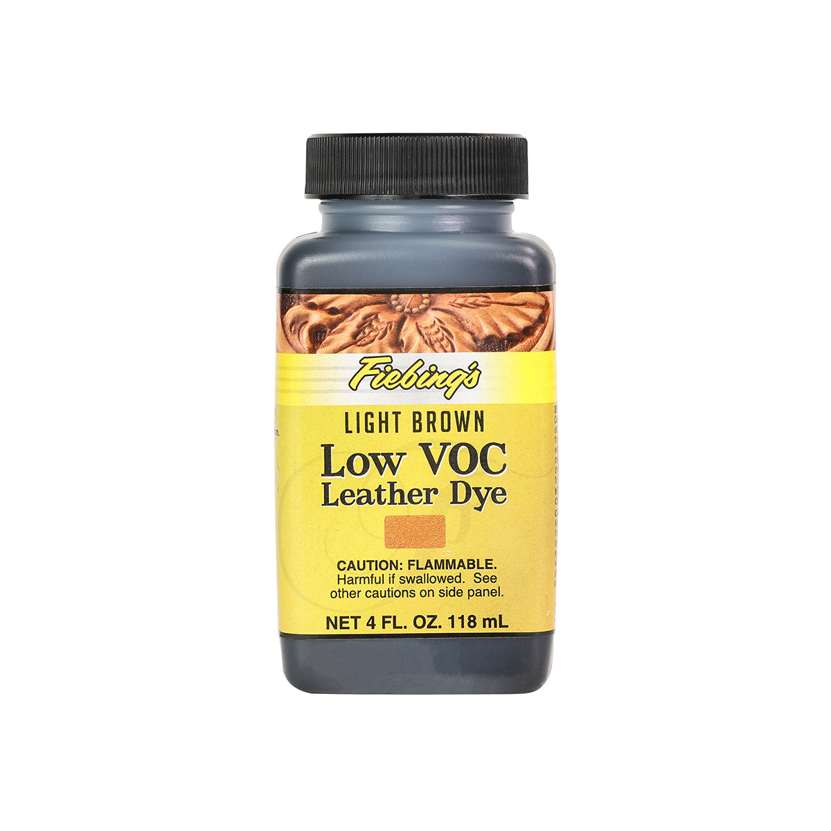 34-21206.SLC.01.jpg Fiebings Low VOC Leather Dye - Light Brown 4oz Image