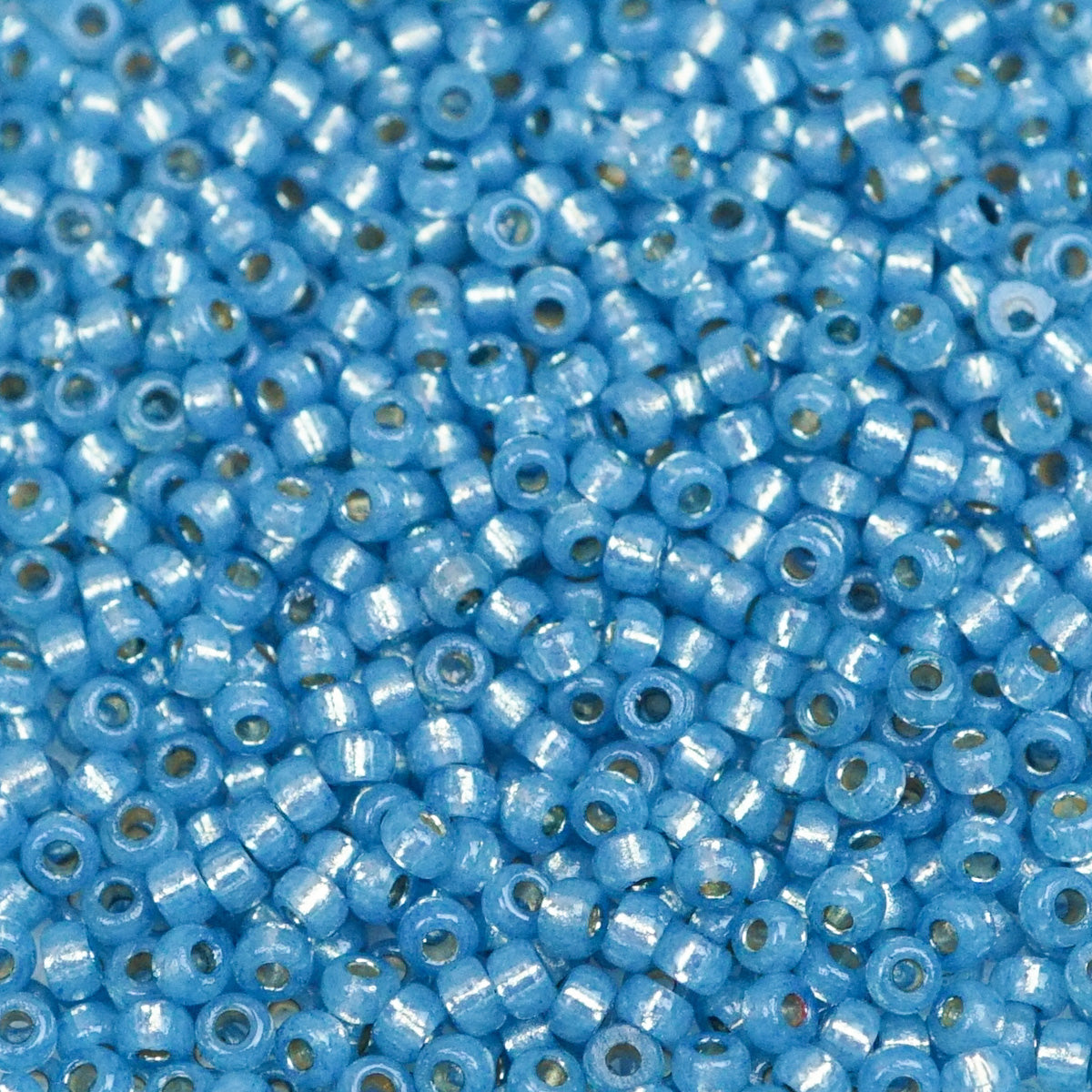 45-1194242.SLC.1.jpg 11/0 Seed Bead - Duracoat Silver Lined Powder Blue 24g Image