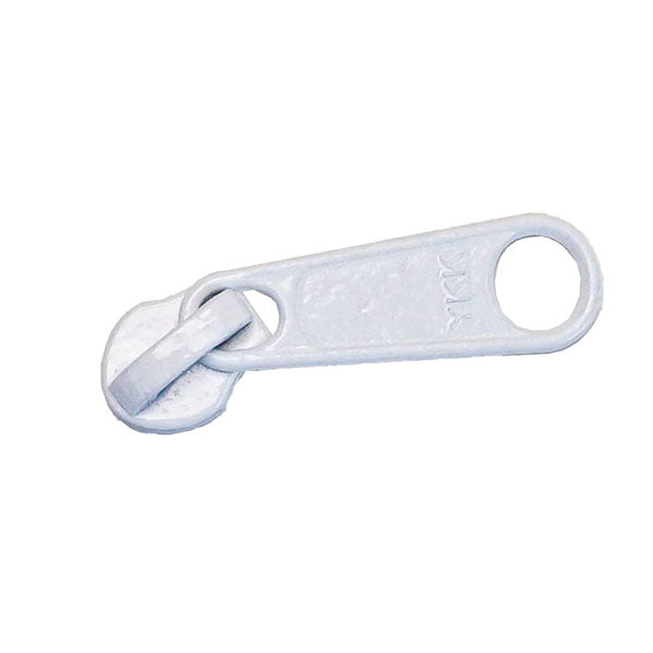 YKK Narrow Zipper Pulls - White