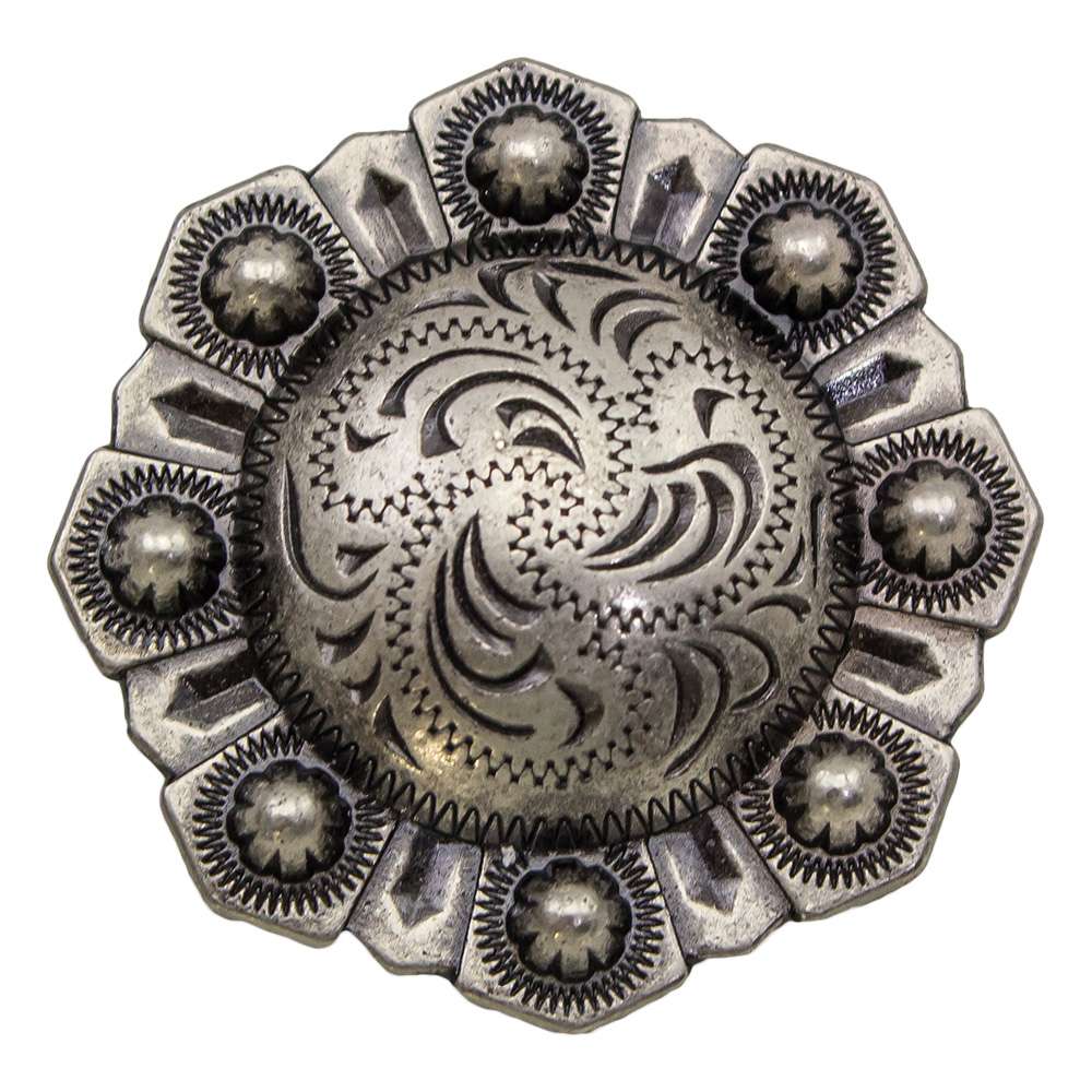 115-176805.SLC.jpg Octagon Berry Concho - OldSilver Image