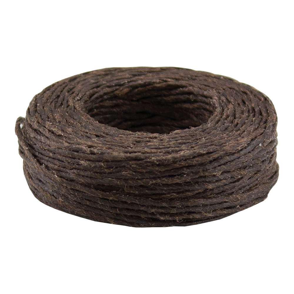 363-122502.SLC.jpg Nyltex Wax Thread - Dark Brown 25yd Image