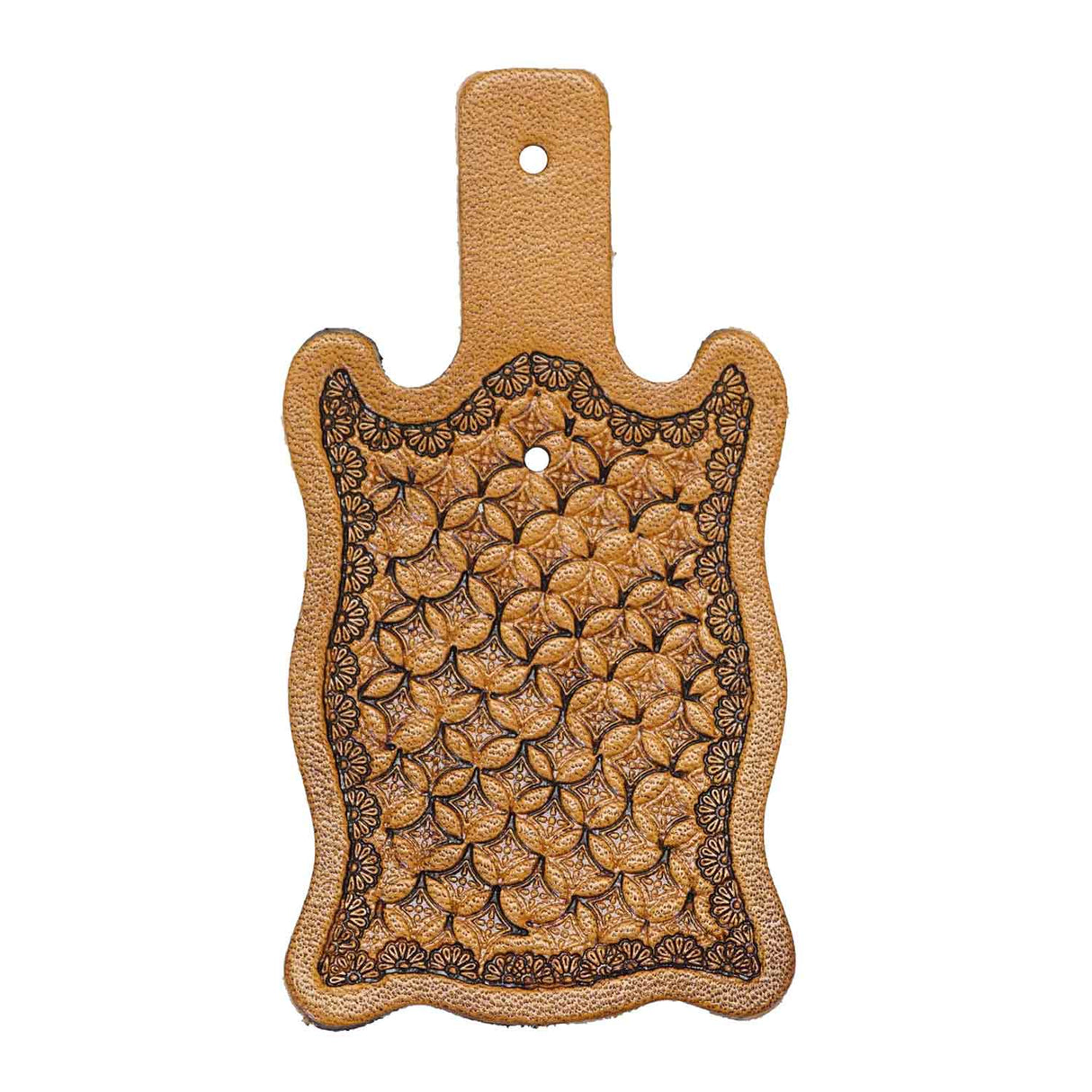 SHP114.SLC.04.jpg Shape - Cowhide Key Fob Image
