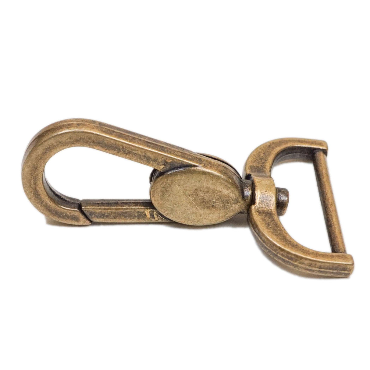 115-1129.SLC.2.jpg 1 1/4" Deco Push Gate Swivel Snap - Antique Brass Image