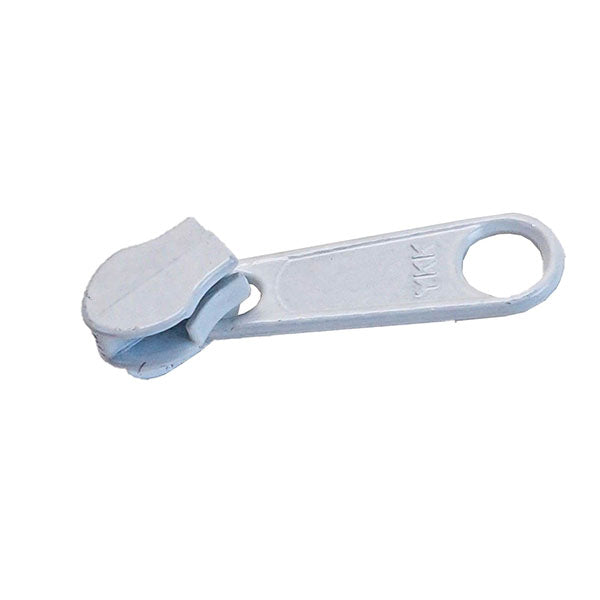YKK Narrow Zipper Pulls - White, additional view