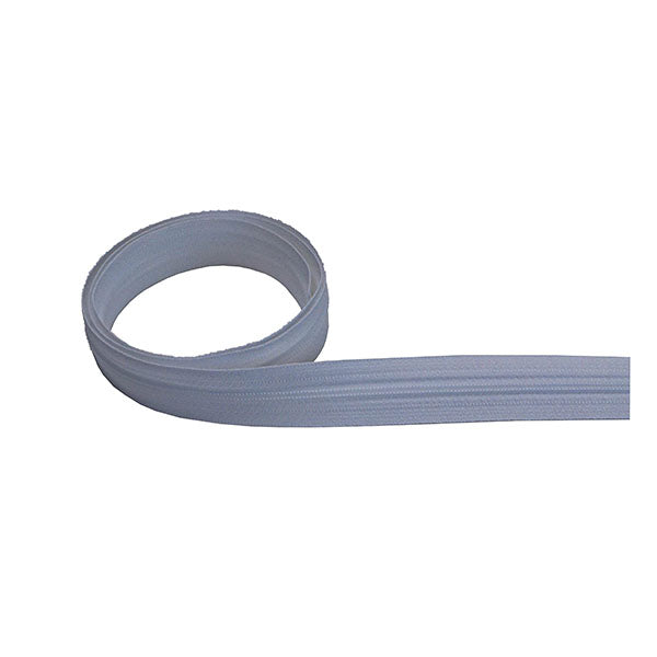 129-135606.SLC.02.jpg YKK Narrow Zipper Tape - White Yard Image