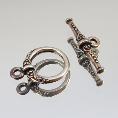 224-607012.SLC.jpg 14mm Heirloom Toggle - Silver Plate Image