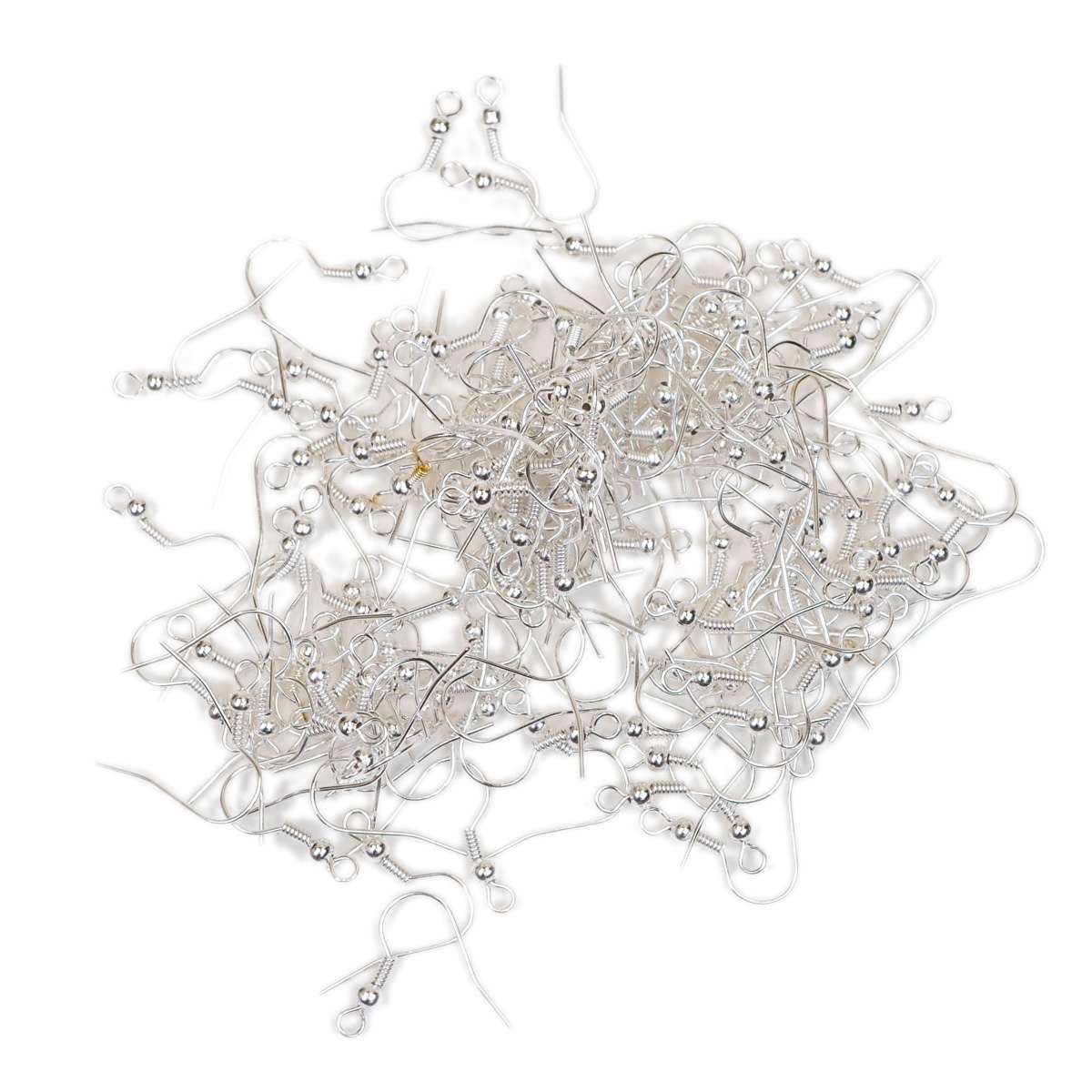 222-50213.SLC.1.jpg 144pk French Hook Earwire - Silver W/Ball Image