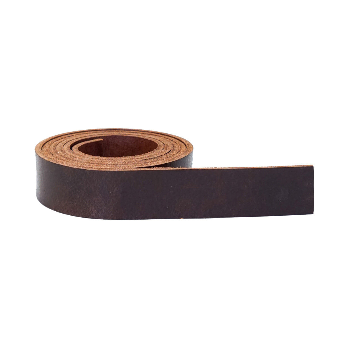 Buffalo Belt Strips, Antique Mahogany 1 ¼